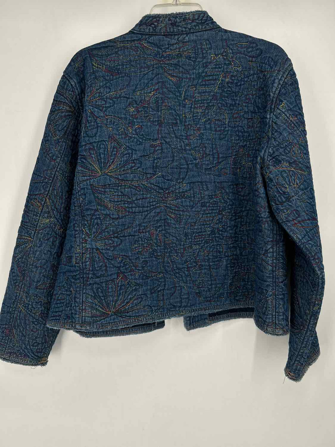 Chicos Size 3(XL) Chambray Denim Jacket