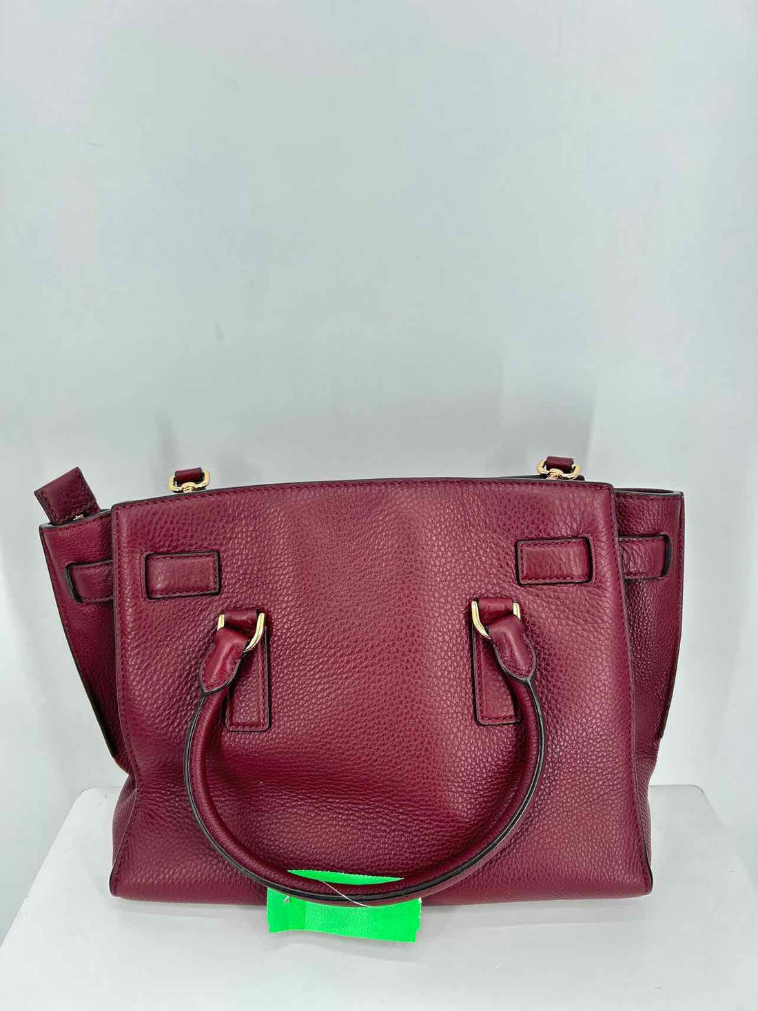 Michael Kors Merlot Pebbled Leather NWT Satchel
