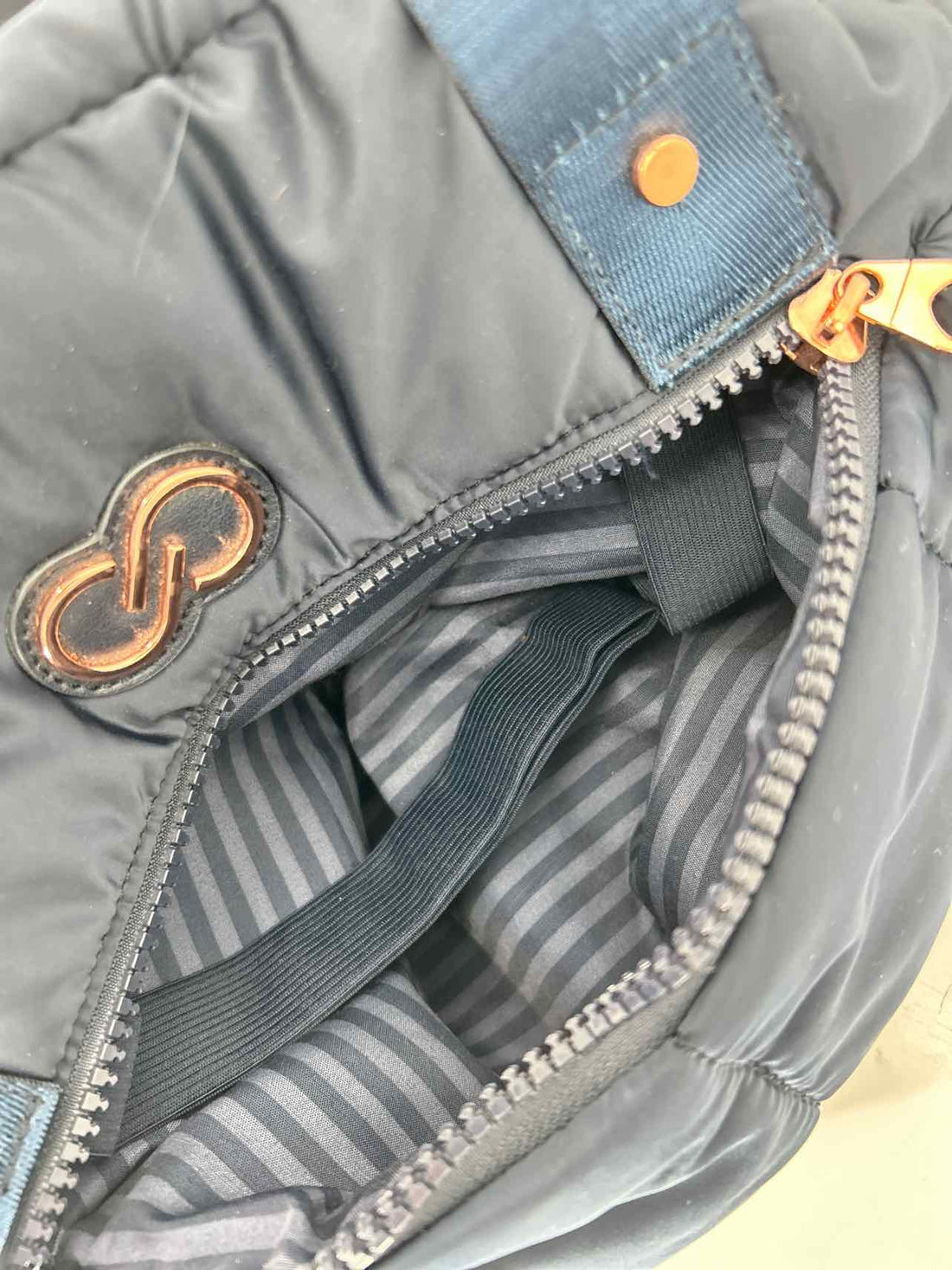 Calia Navy Quilted Duffel
