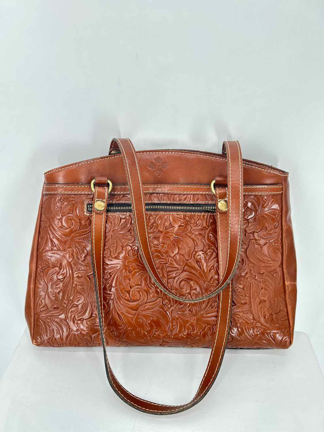 Patricia Nash Large White Leather Tote Purse