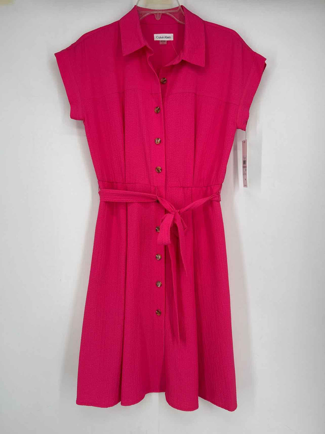 Calvin Klein Size 6 Hot Pink NWT Dress