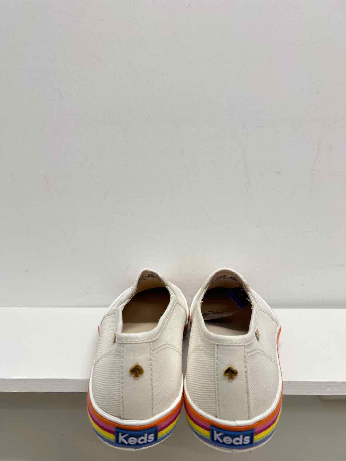 Keds Women Size 8.5 Cream Canvas Flats