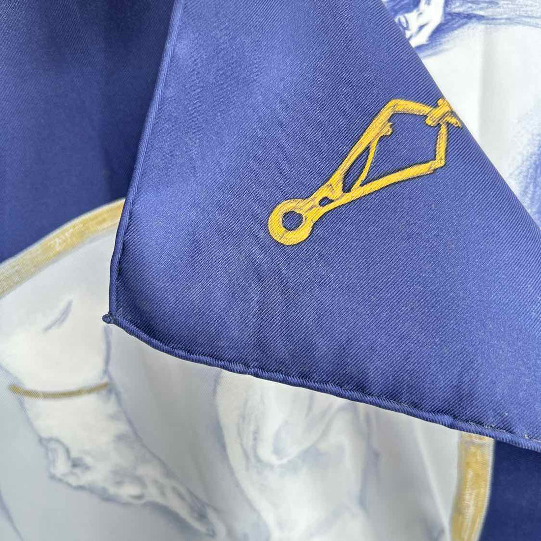 Hermes Silk Scarves Greyhound Les Levriers Vintage LUXURY 36"X36"
