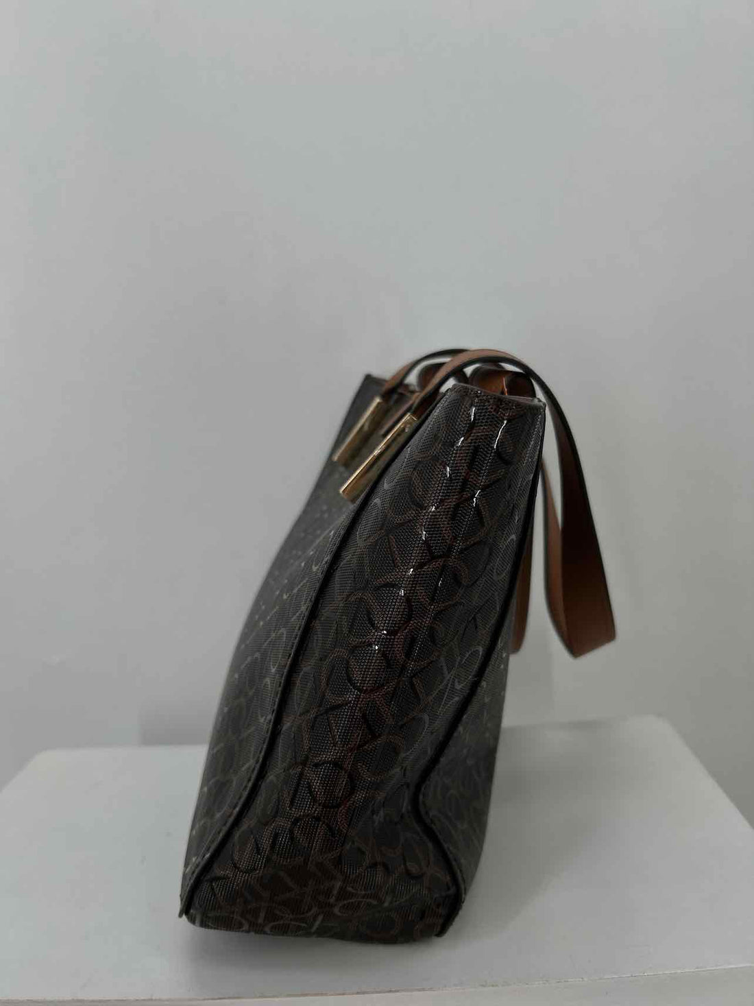 Calvin Klein Black & Brown Signature Tote