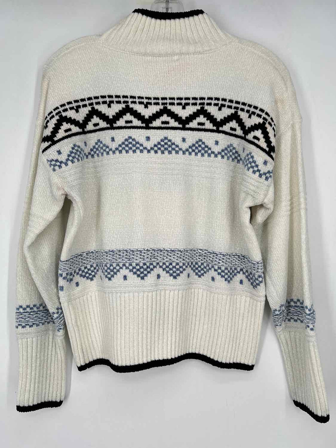 Christian Siriano Size XS White Print Sweater