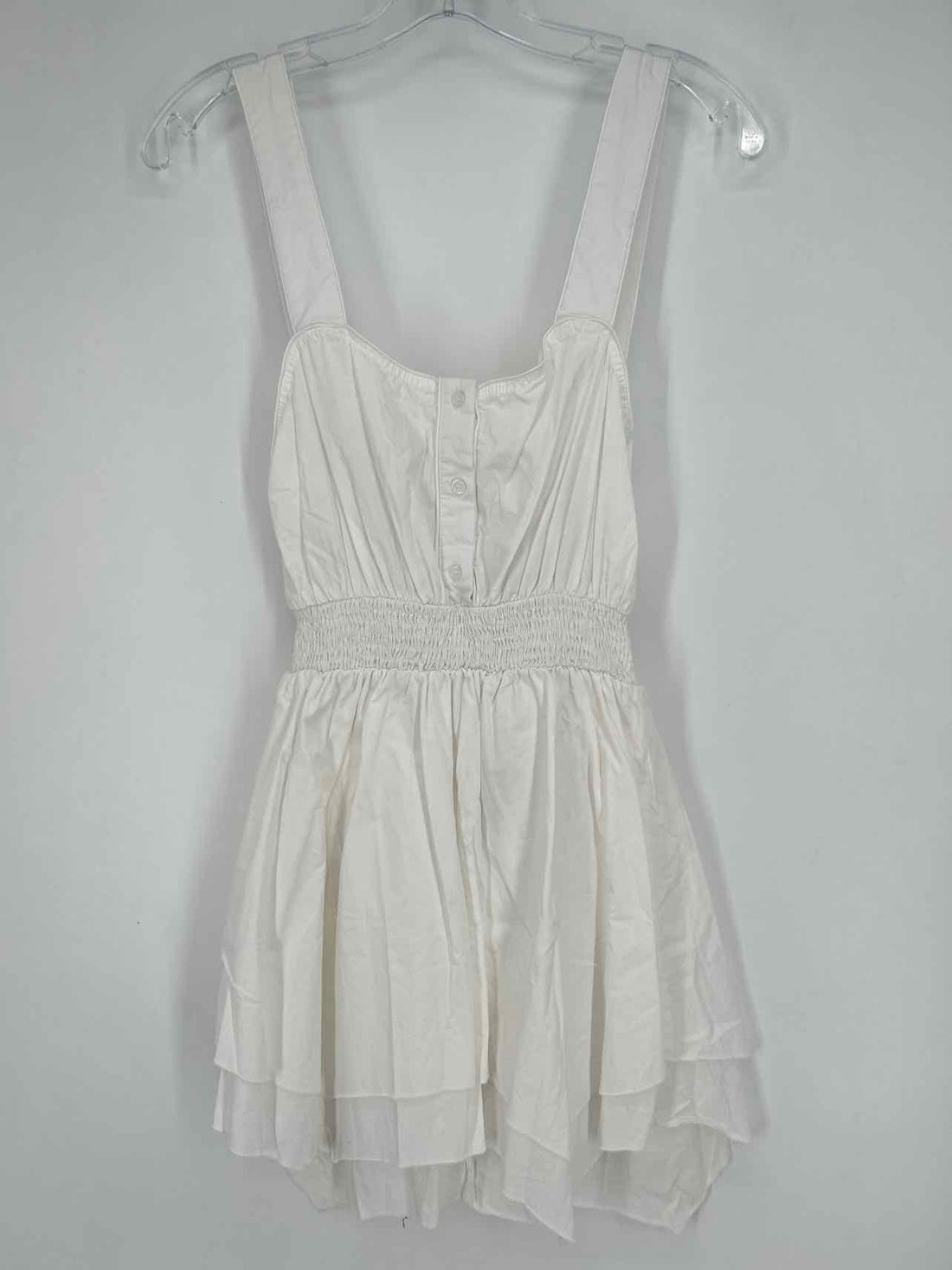 The Shirt by Rochelle Behrens Size S White Sleeveless Dress
