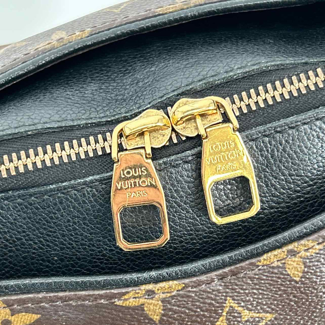 Louis Vuitton Pallas MM Brown Monogram Satchel LUXURY