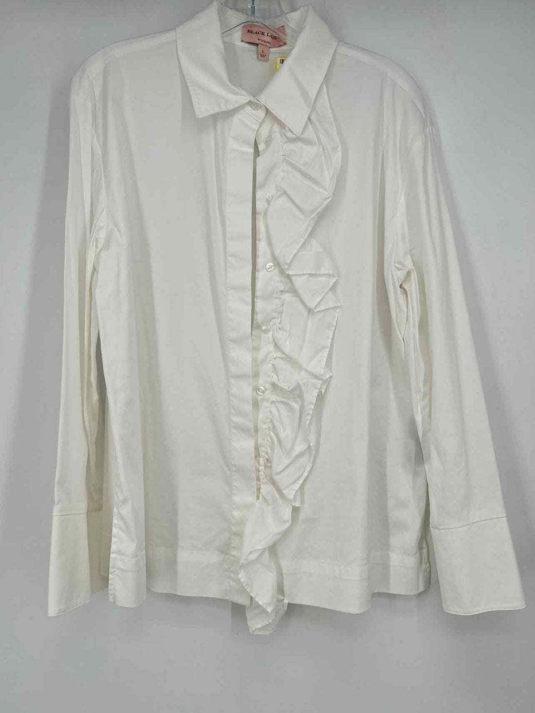 Black Label Size L White Long Sleeve