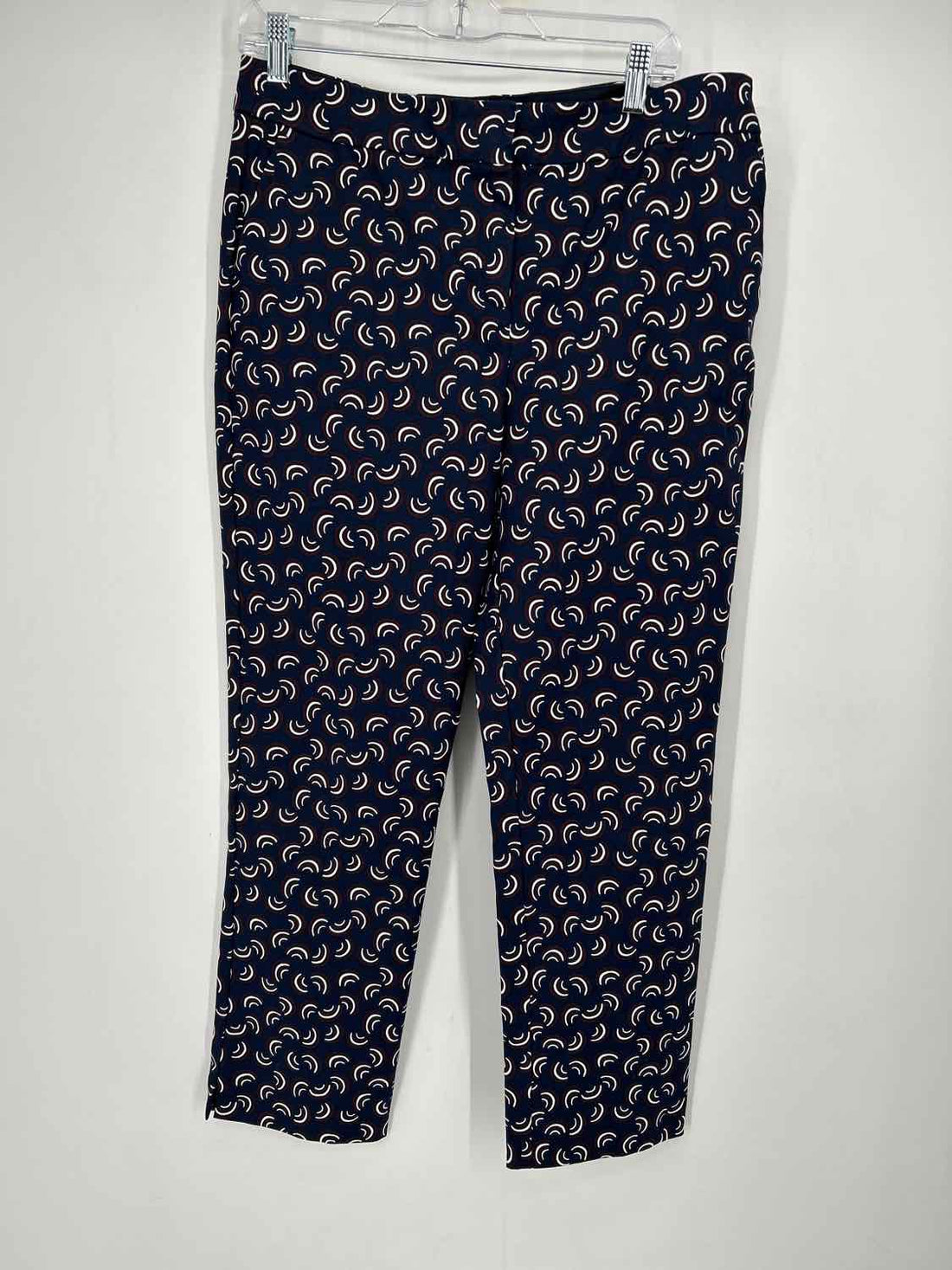 Boden Size 10 Navy Print Pants