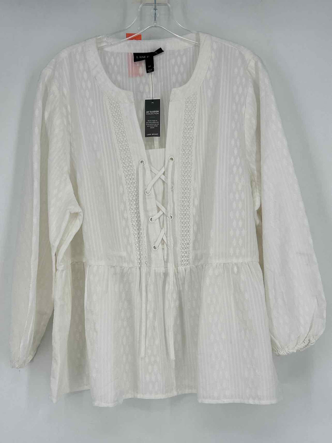 Lane Bryant Size 18P White NWT Top/Blouse