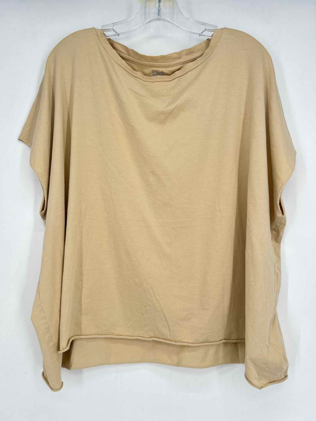 Planet Size OS Beige Short Sleeve