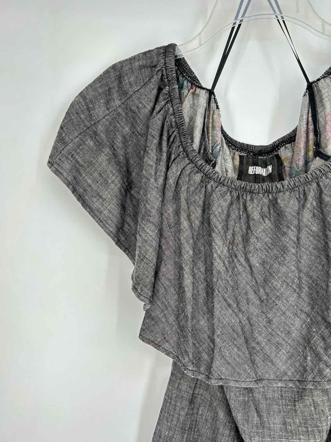 Reformation Size M Grey Dress