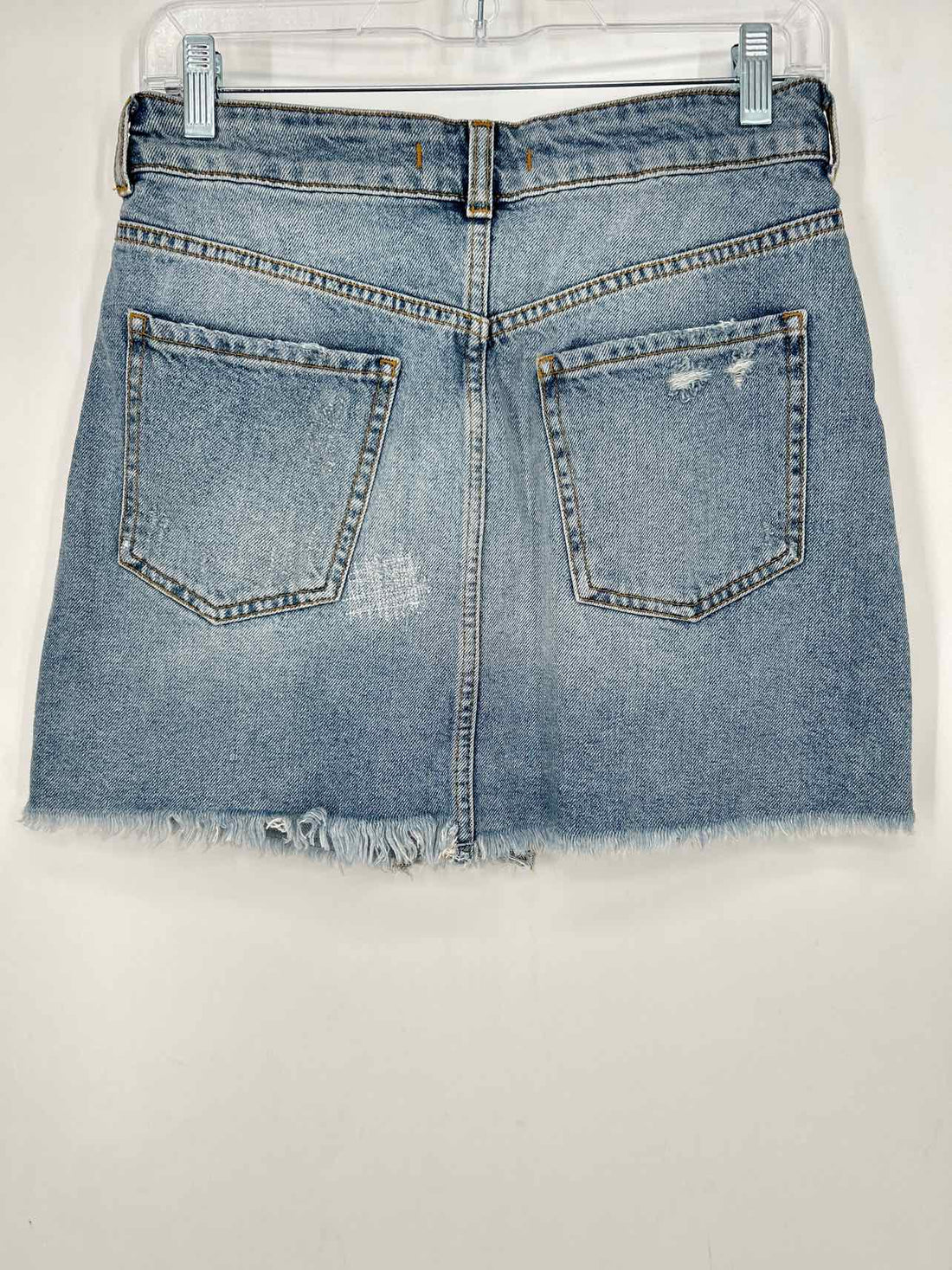 Free People Size 4 Denim Embroidered Skirts