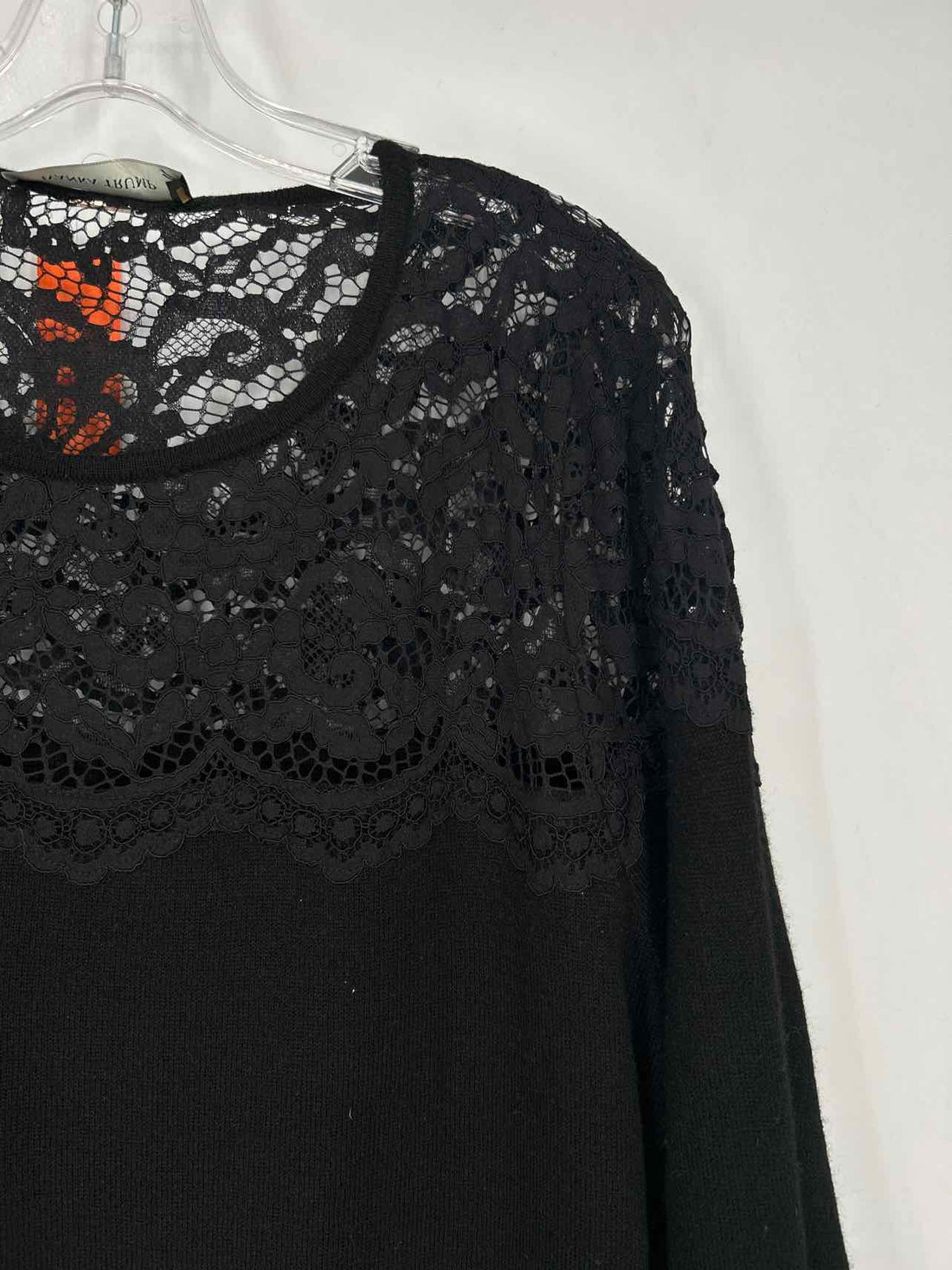 Ivanka Trump Size XL Black Lace NWT Sweater