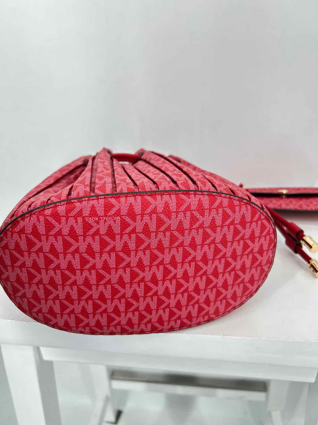 Michael Kors Red Signature Leather Crossbody