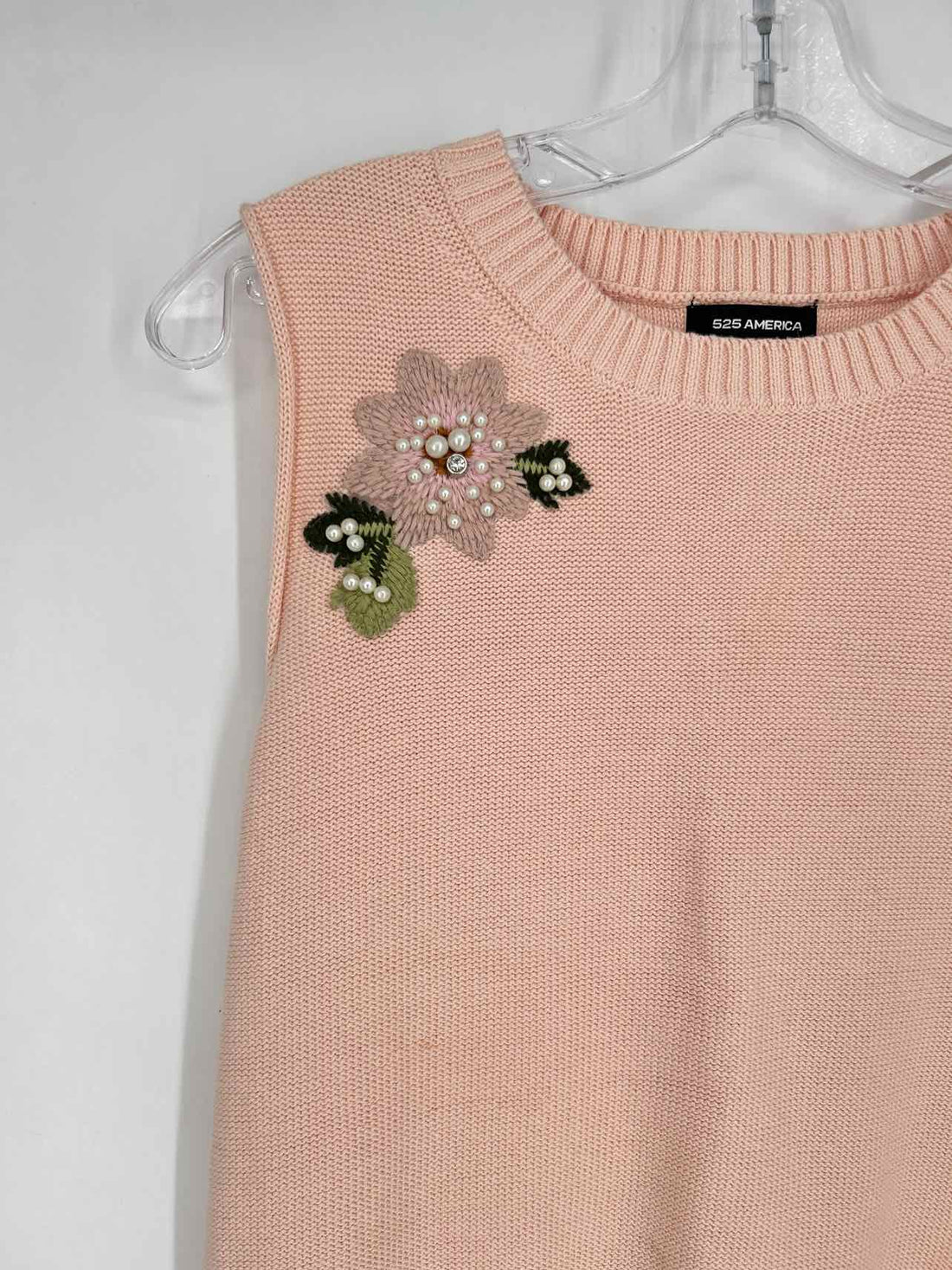 525 Size S Pink Sleeveless