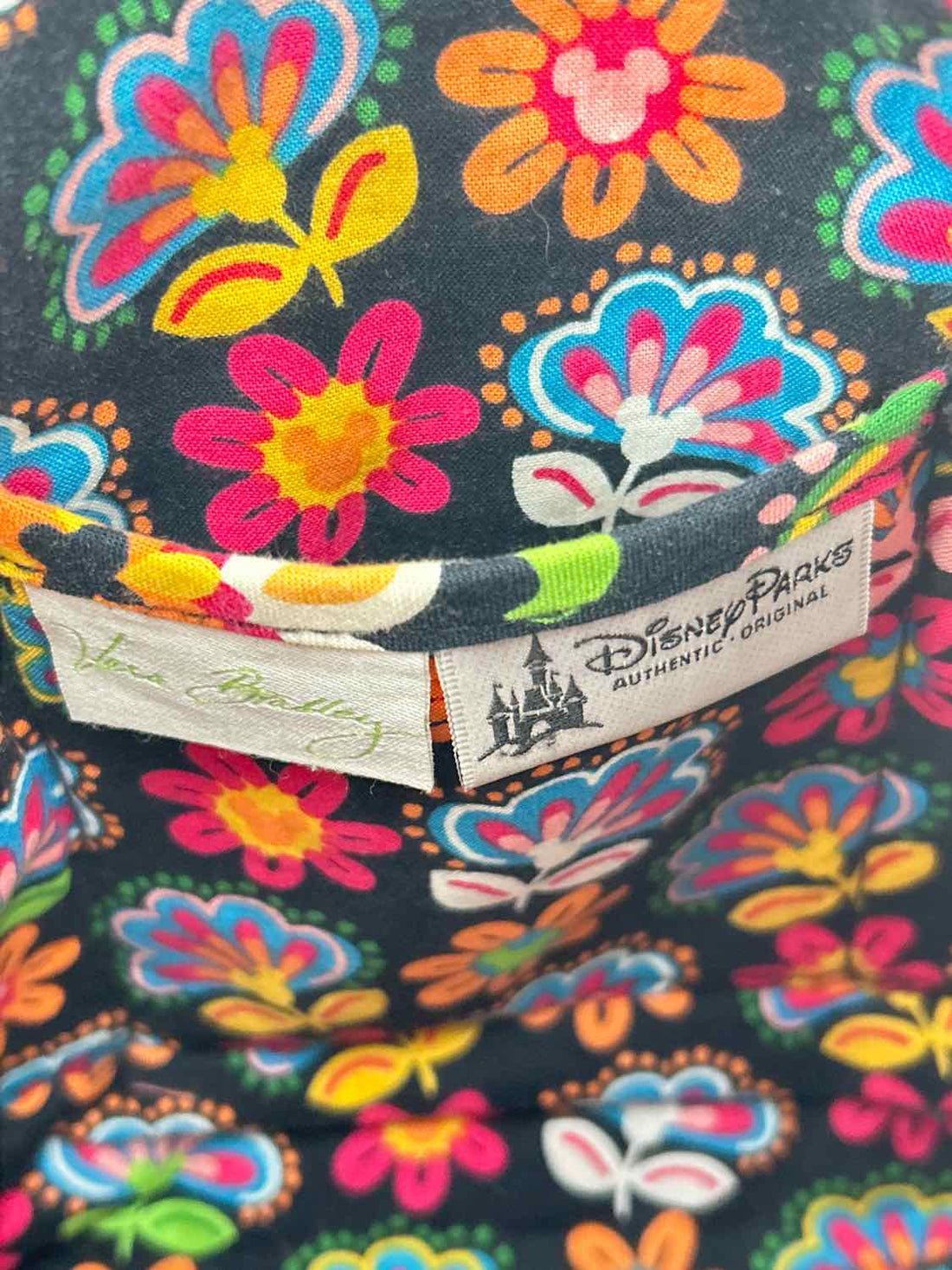 Vera Bradley Black Floral Quilted Crossbody