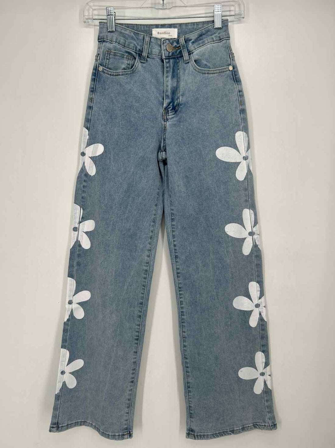 Bamboo Jeans Size 0 Denim Floral Jeans