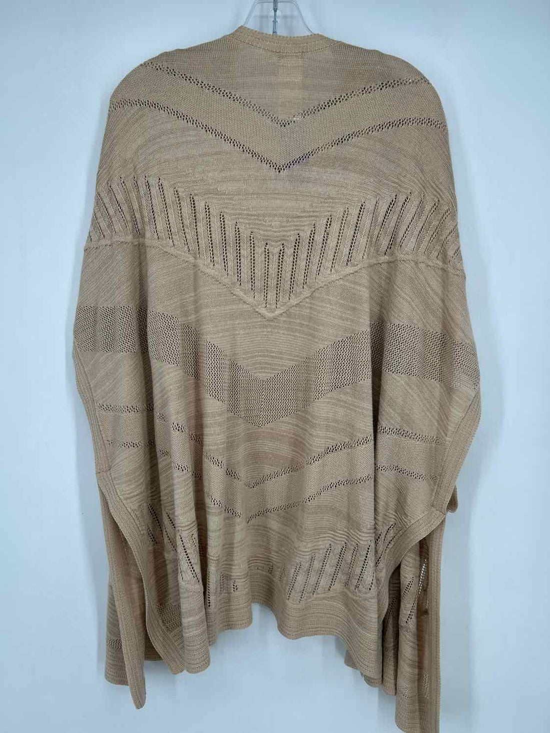 Chicos Size 2(L) Beige 2PC Sweater Set