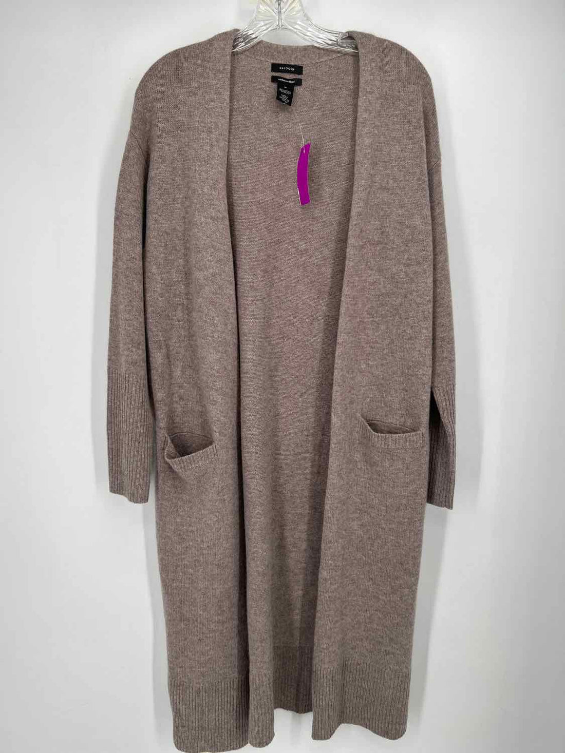 Halogen Size M Gray Wool cashmere Cardigan