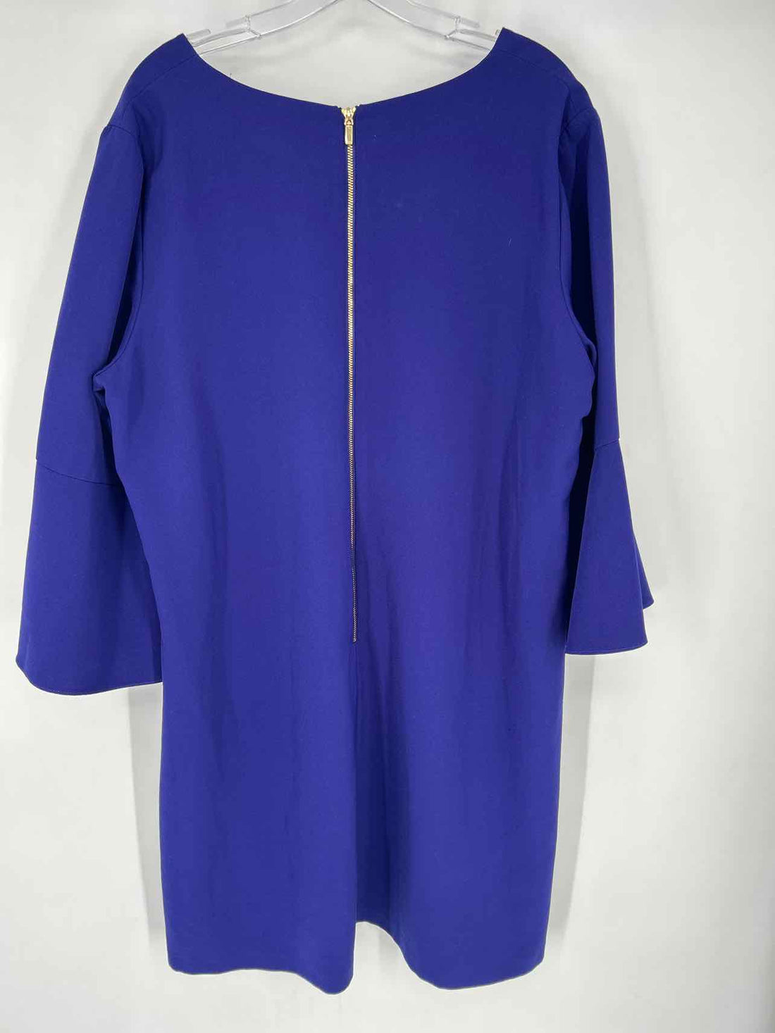 Tahari Size 16 Purple Long Sleeve Dress