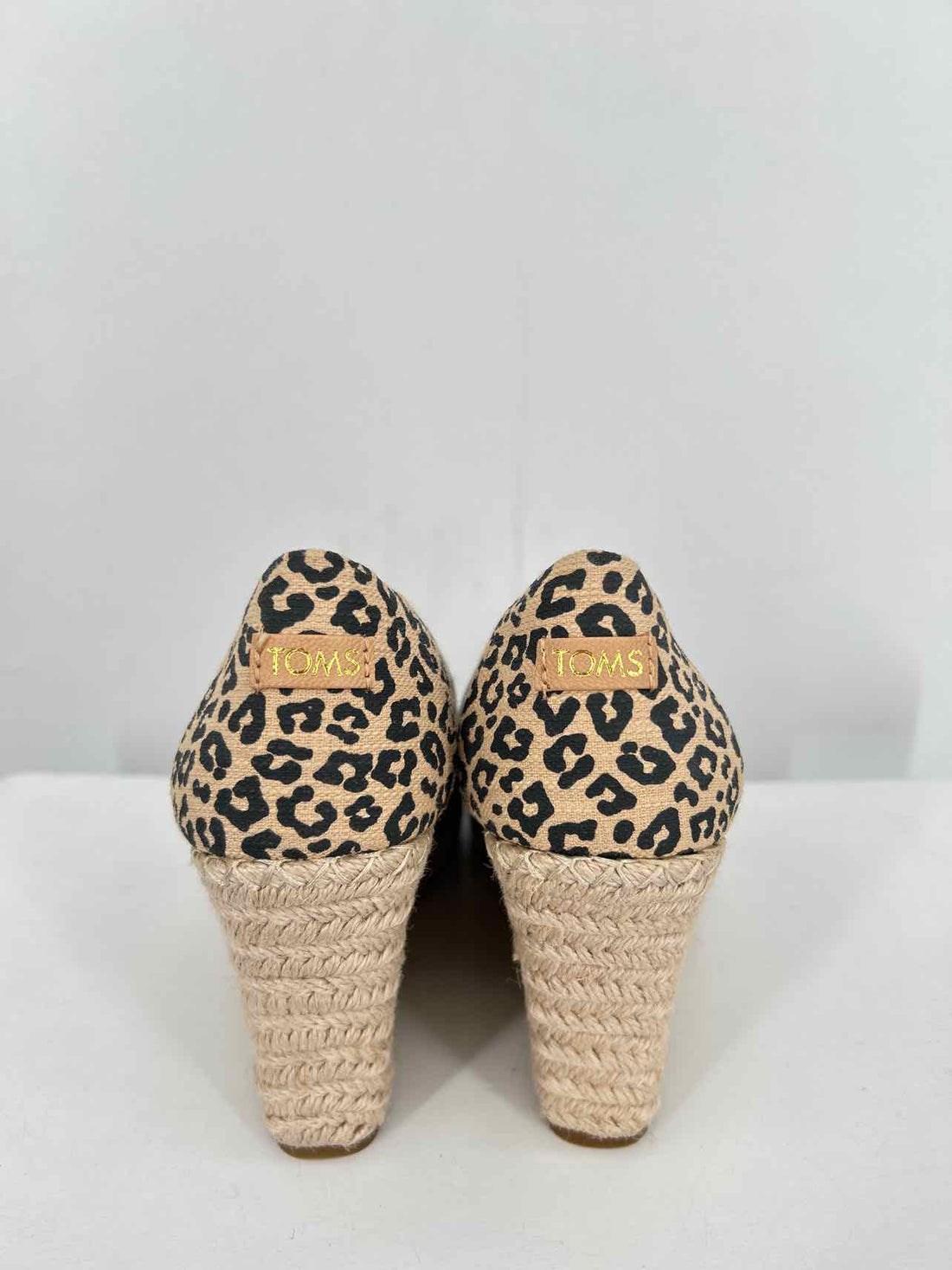 Toms Women Size 7 Cheetah Espadrilles Wedges