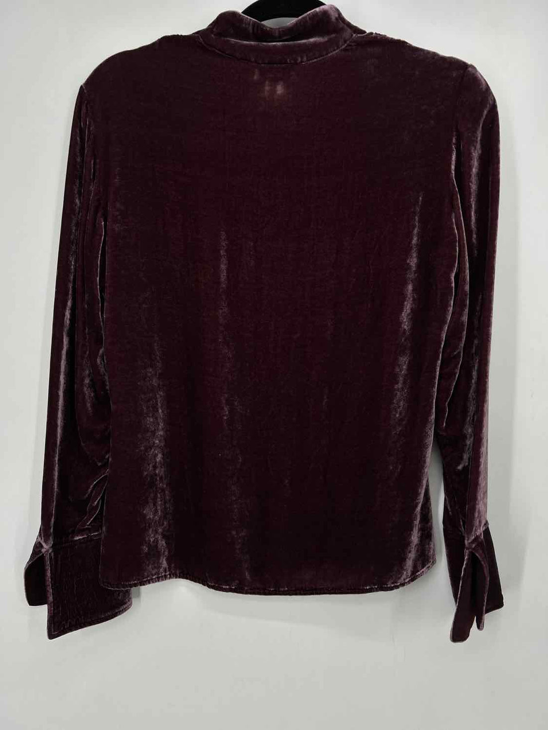 J Jill Size XS Purple Velvet Long Sleeve