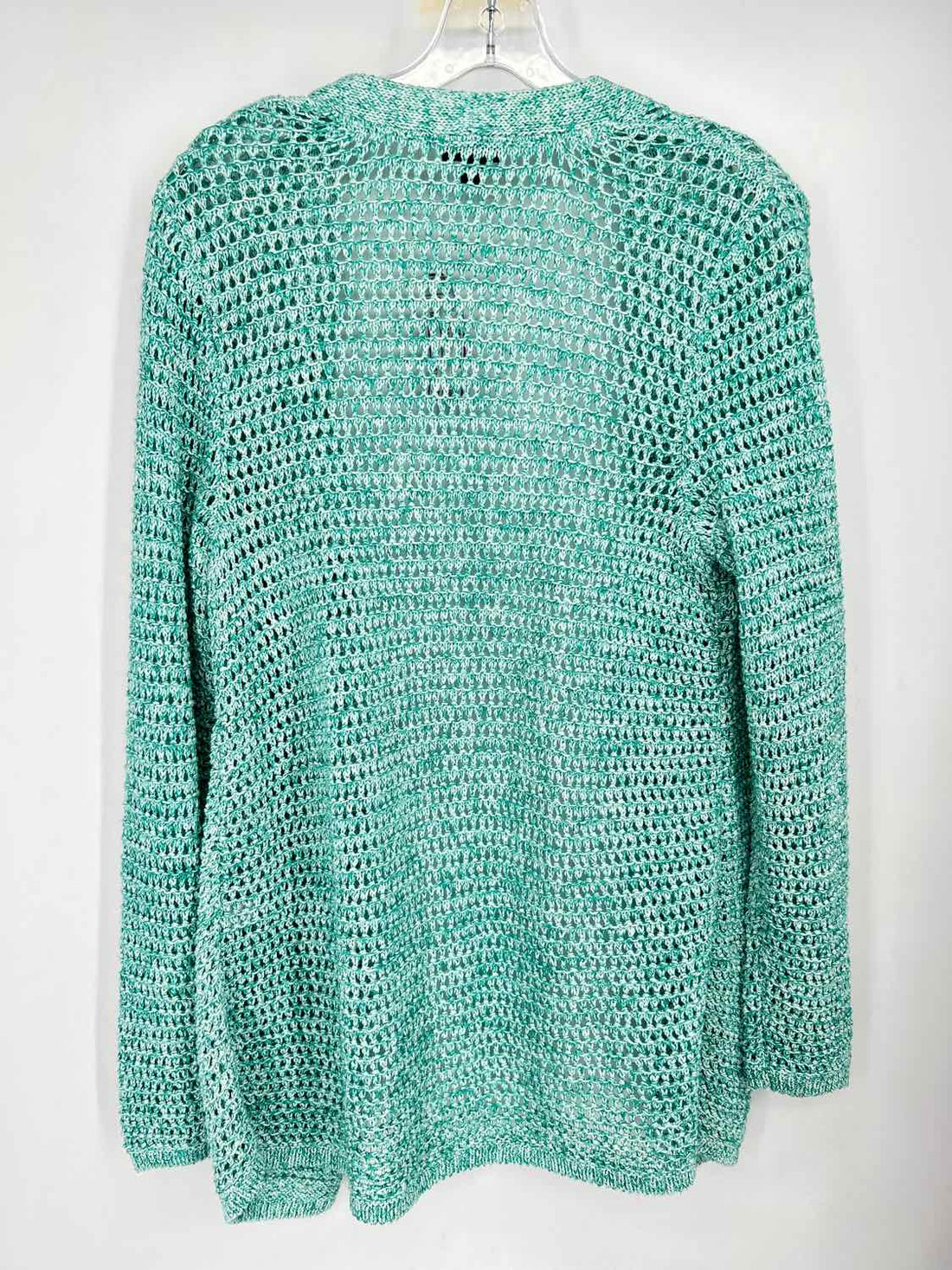 J Jill Size M Turquoise & White Knit Multi-Piece Set