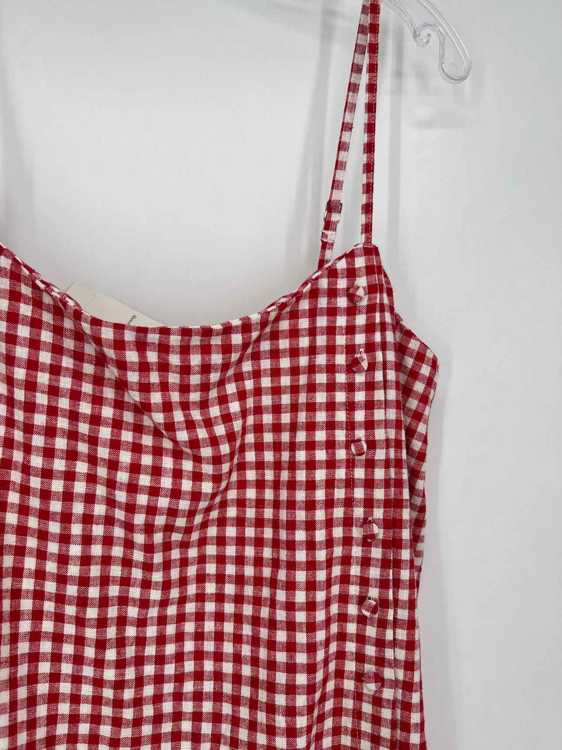 Abercrombie & Fitch Size LP Red Gingham NWT Rompers
