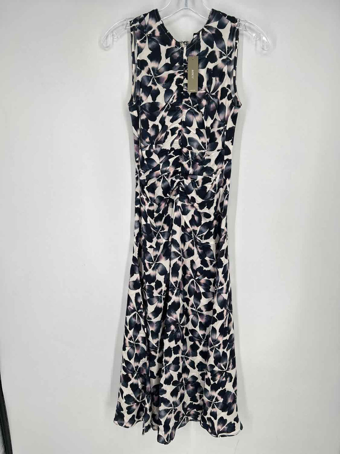 J Crew Size 0 White & Black Floral NWT Dress