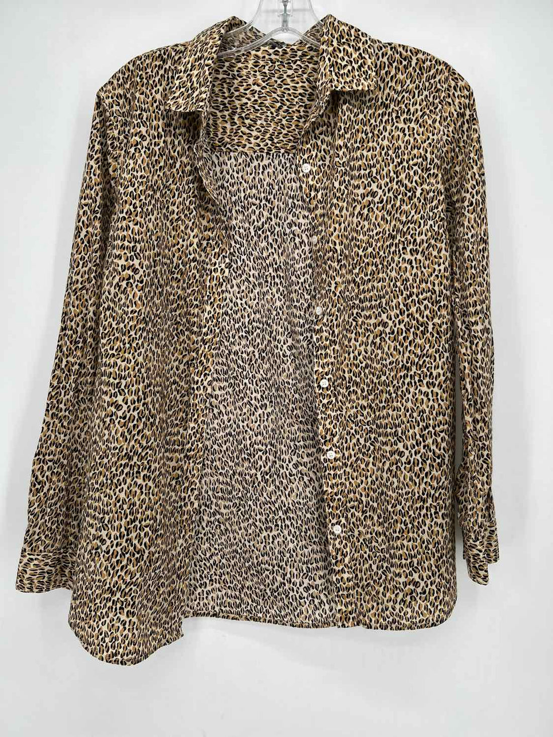 J McLaughlin Size M Leopard Long Sleeve