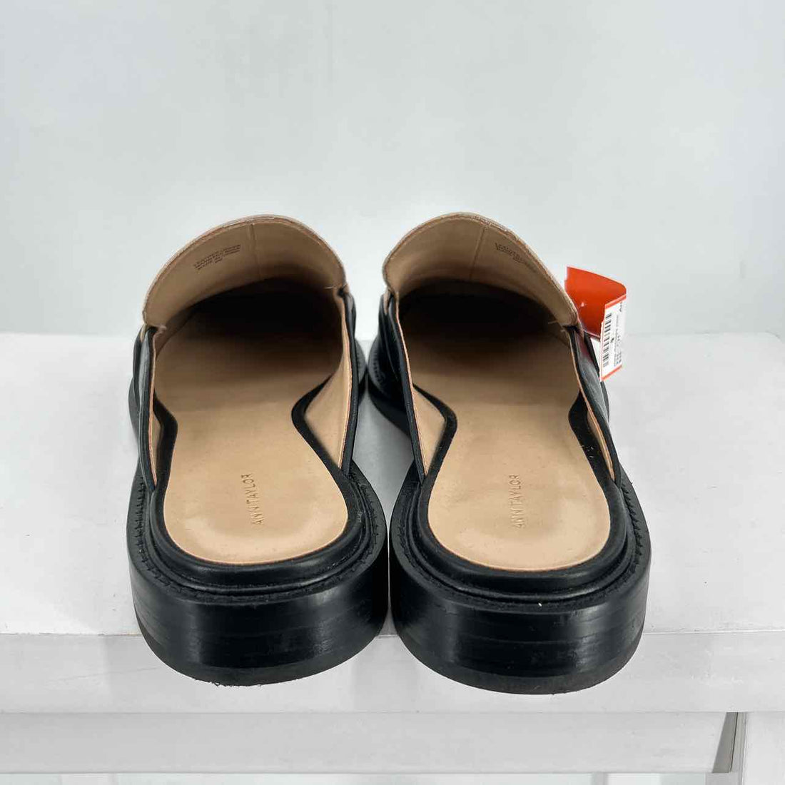 Ann Taylor Women Size 9 Black & Beige Mules