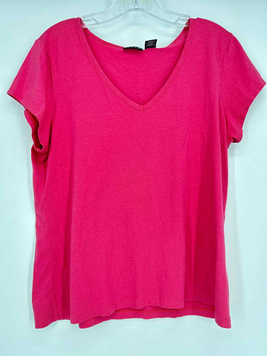 Tahari Size XL Dark Pink Short Sleeve