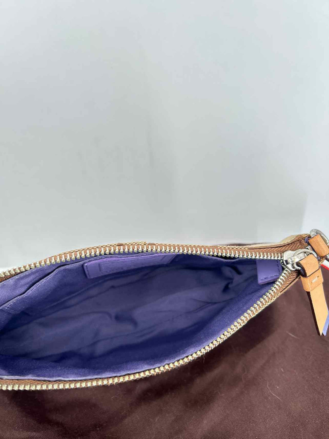 Coach Brown Canvas & Leather Good Purse