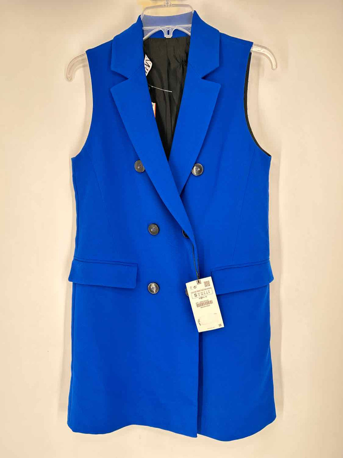 Zara Size S Blue NWT Vest