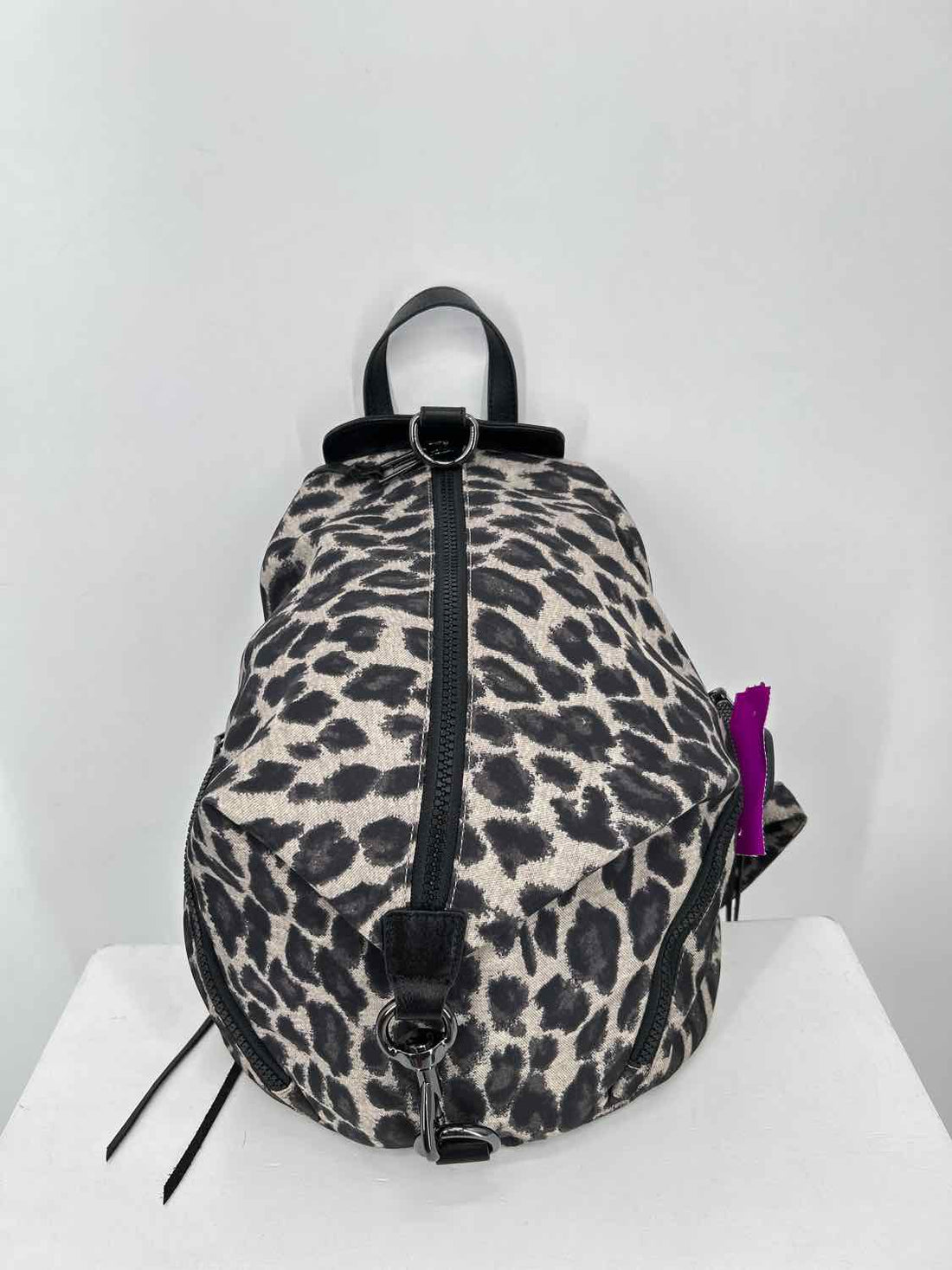 Rebecca Minkoff Gray Leopard Nylon Pre Owned Backpack