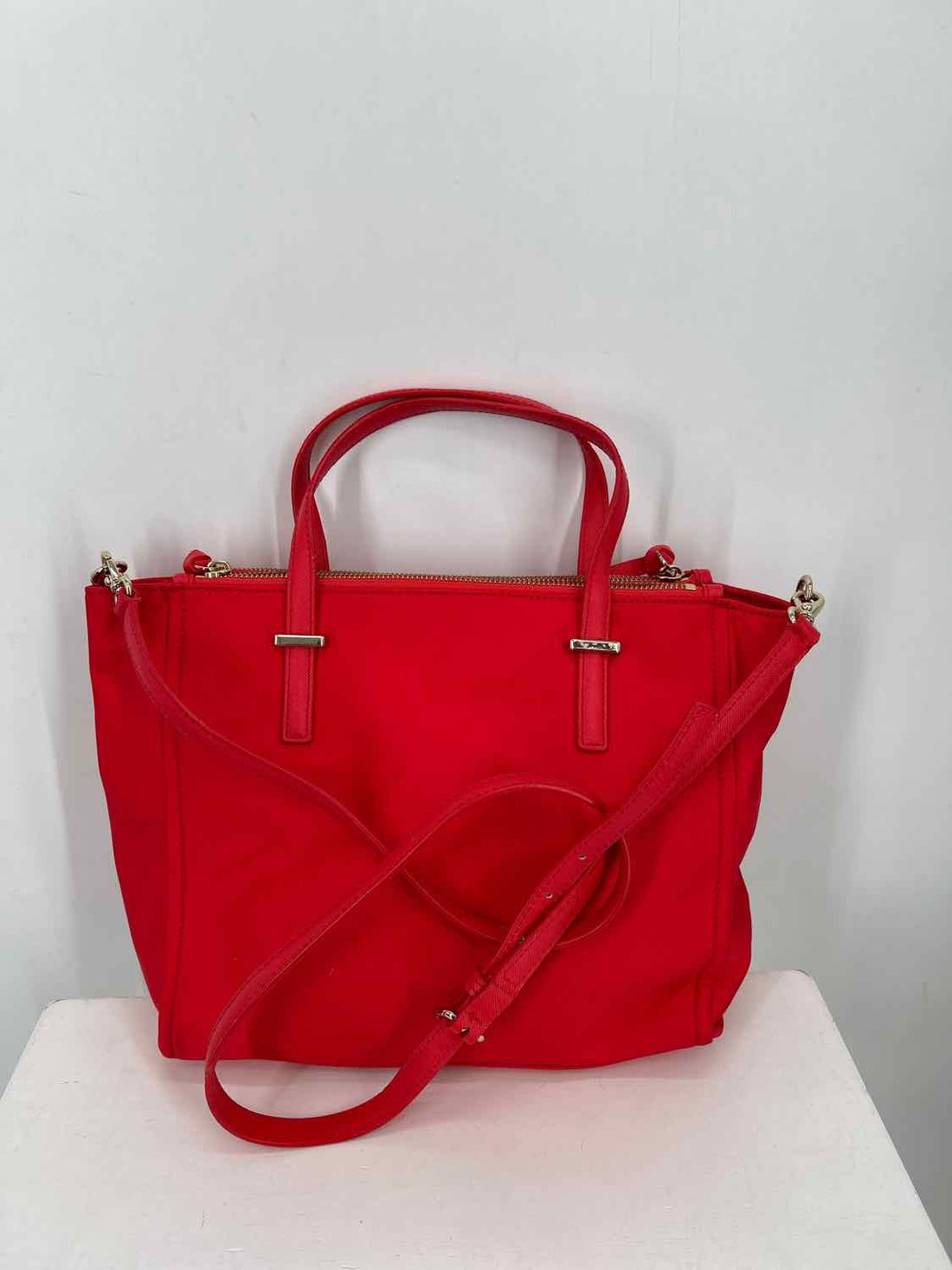 Kate Spade Red Nylon Satchel