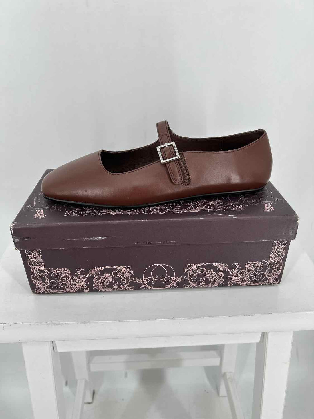 Jeffrey Campbell Women Size 10 Brown Leather New In Box Elise 2 Flats