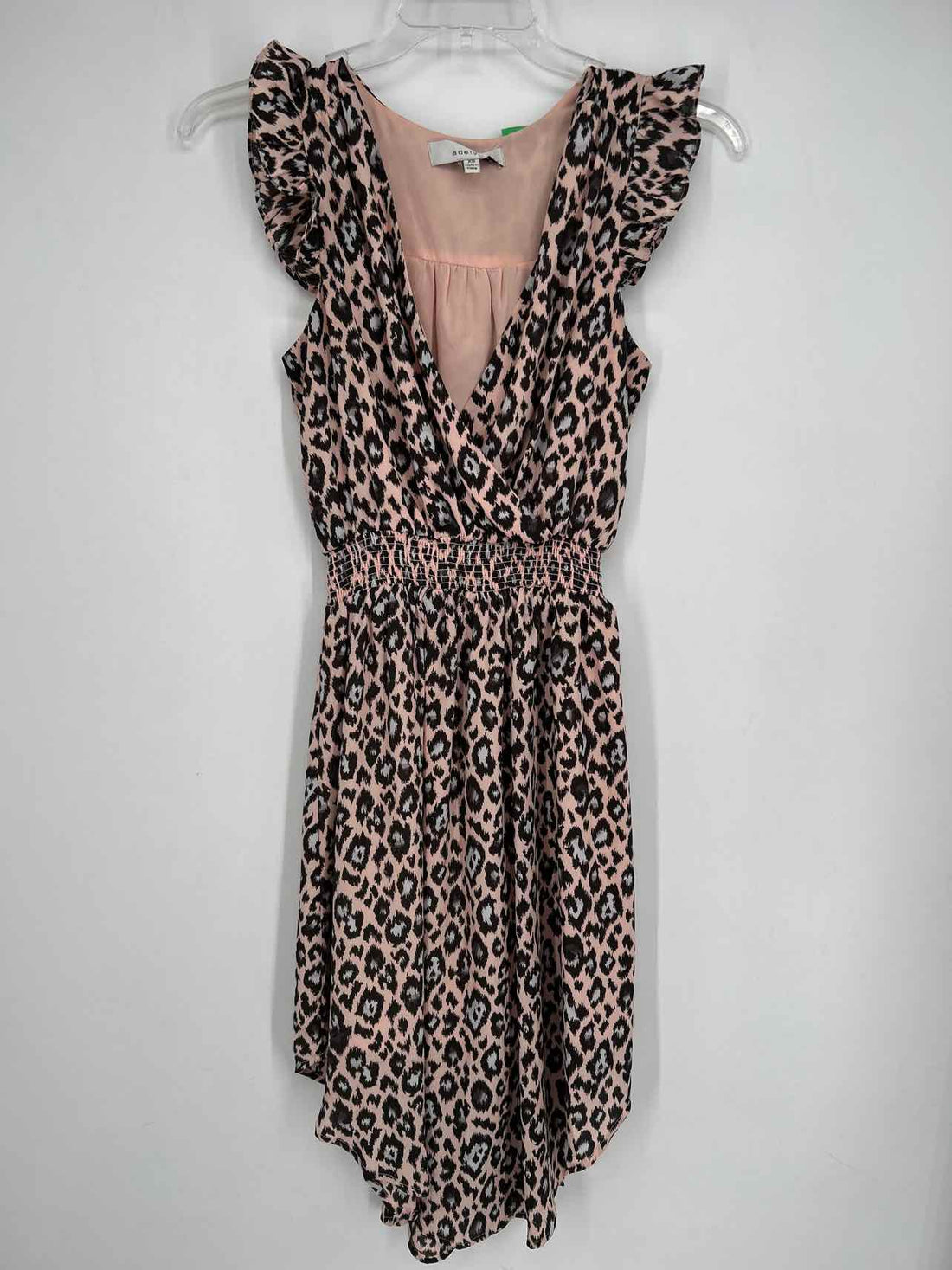 Adelyn Rae Size XS Pink Leopard Dress