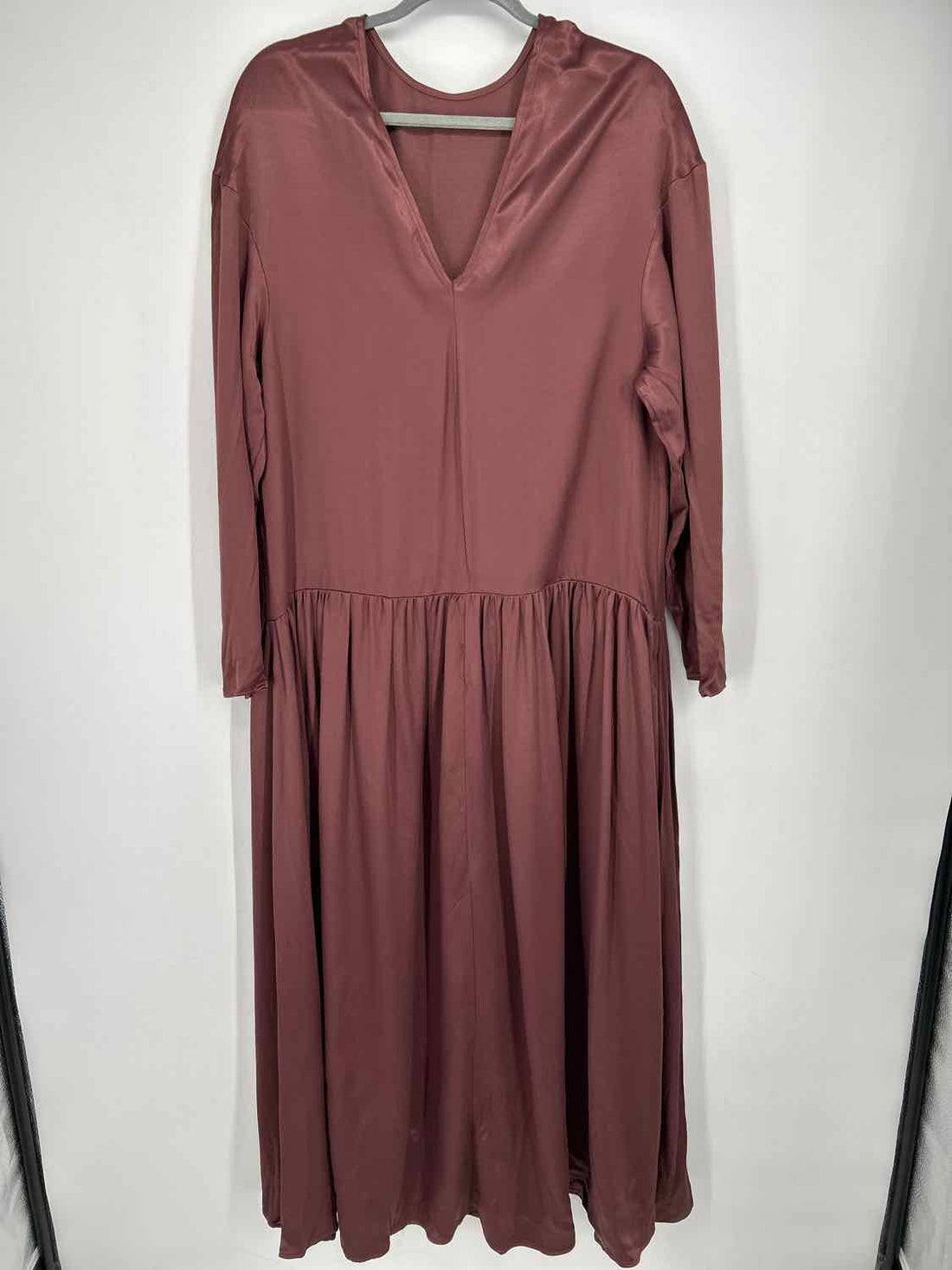 Asos Size 10 Mauve Long Sleeve Maxi