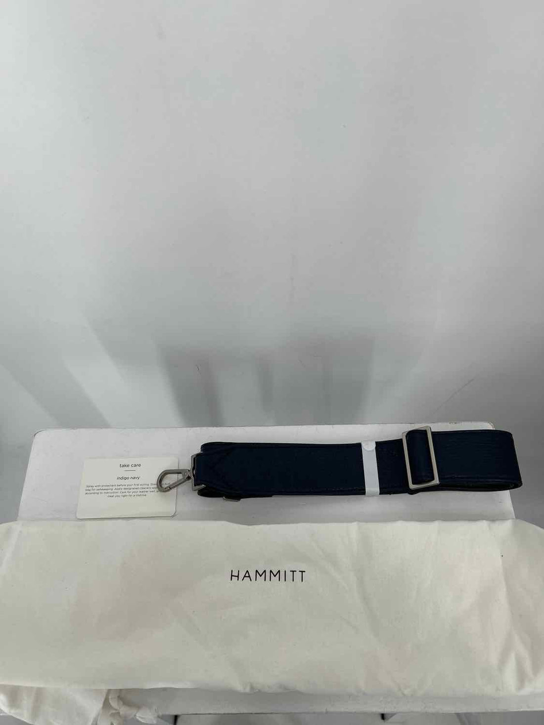 Hammitt Navy Leather Satchel