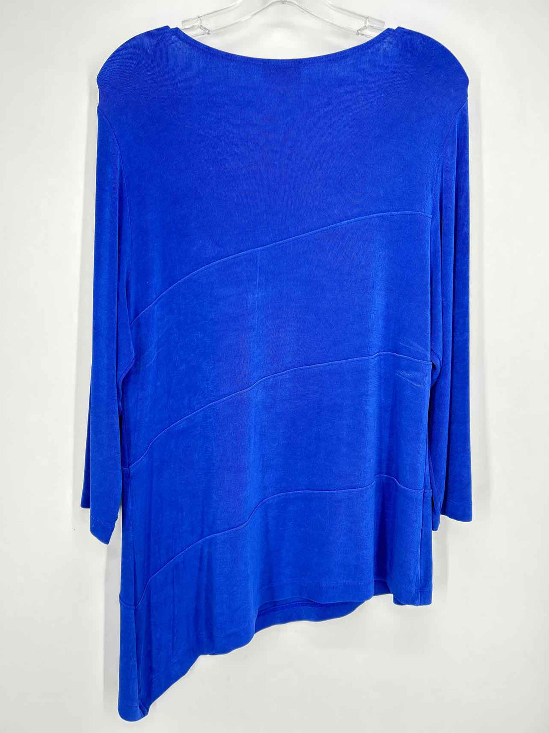 Chicos Size 2 (12) Royal Blue Long Sleeve