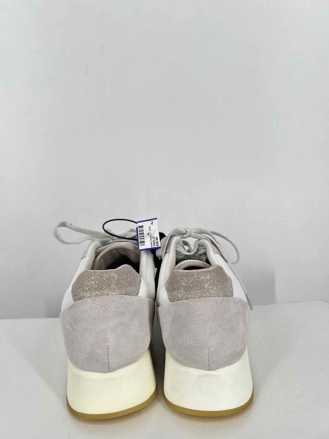 Munro Women Size 11N White Colorblock Shimmer Sneakers
