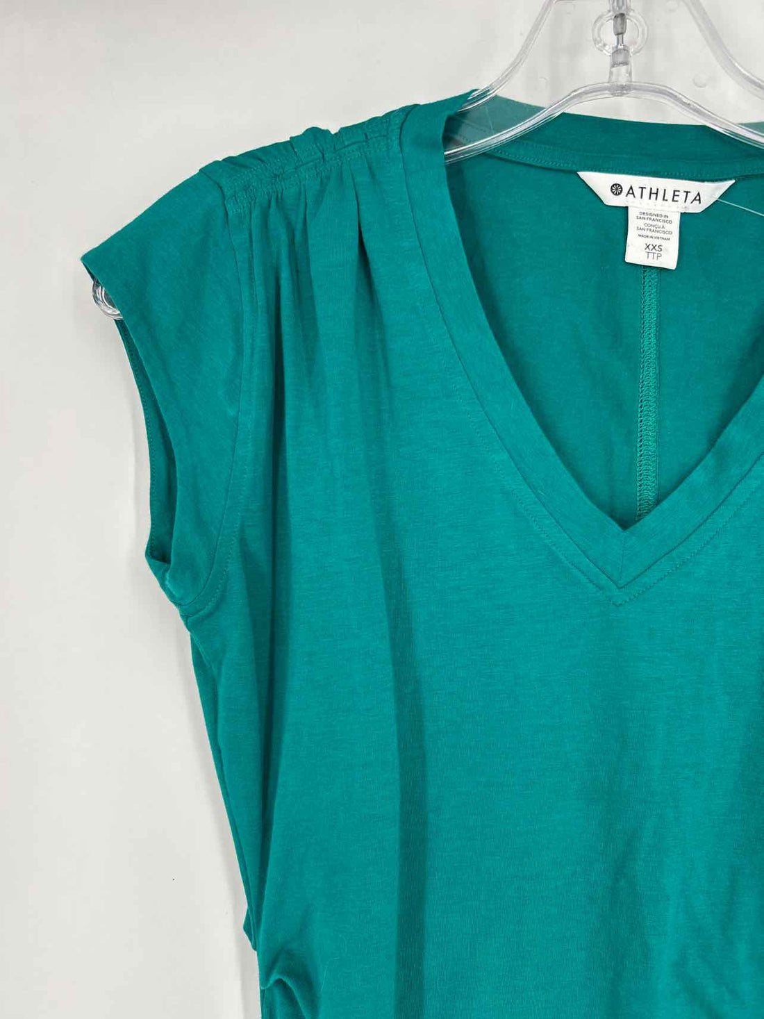 Athleta Size XXS Teal Short Sleeve Active Tops
