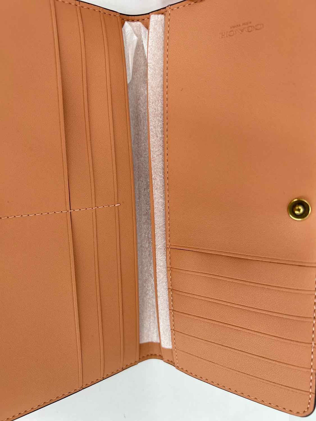 Coach Peach Leather NWT Wallet