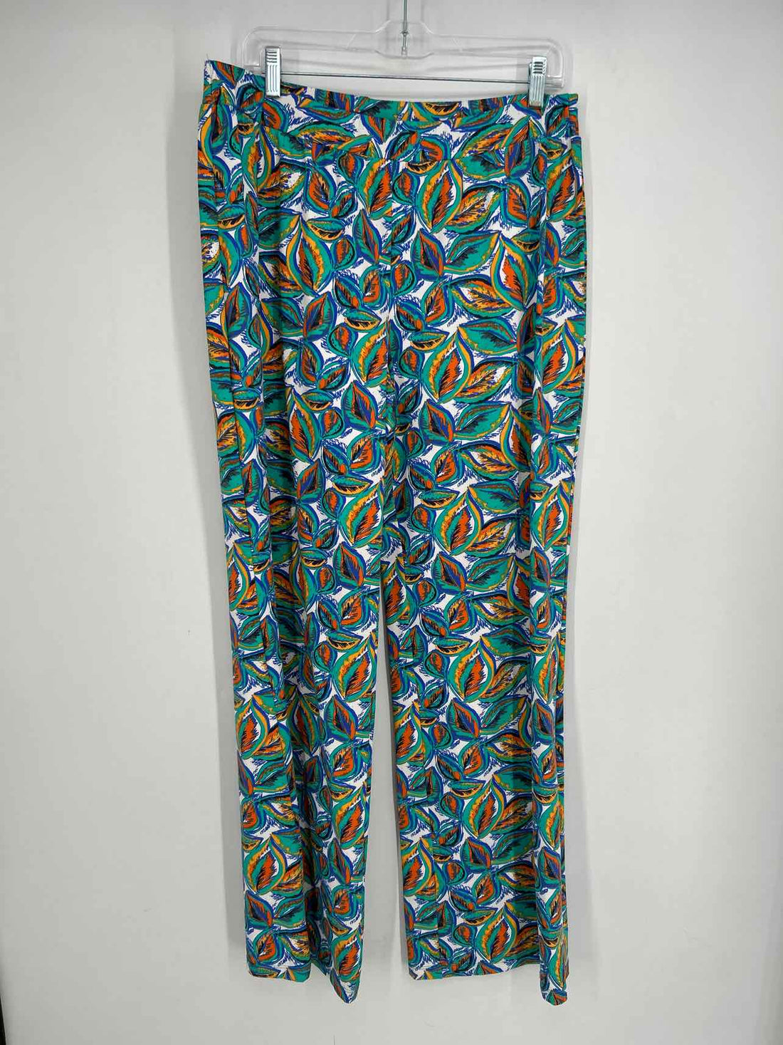 Katherine Way Size 22 Green Print Pants