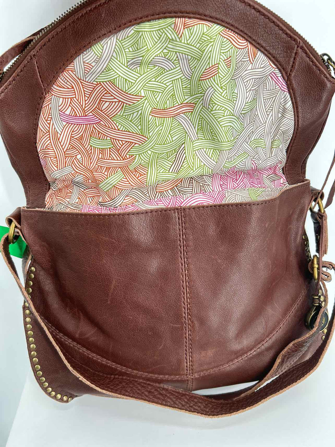 The Sak Brown Leather Crossbody