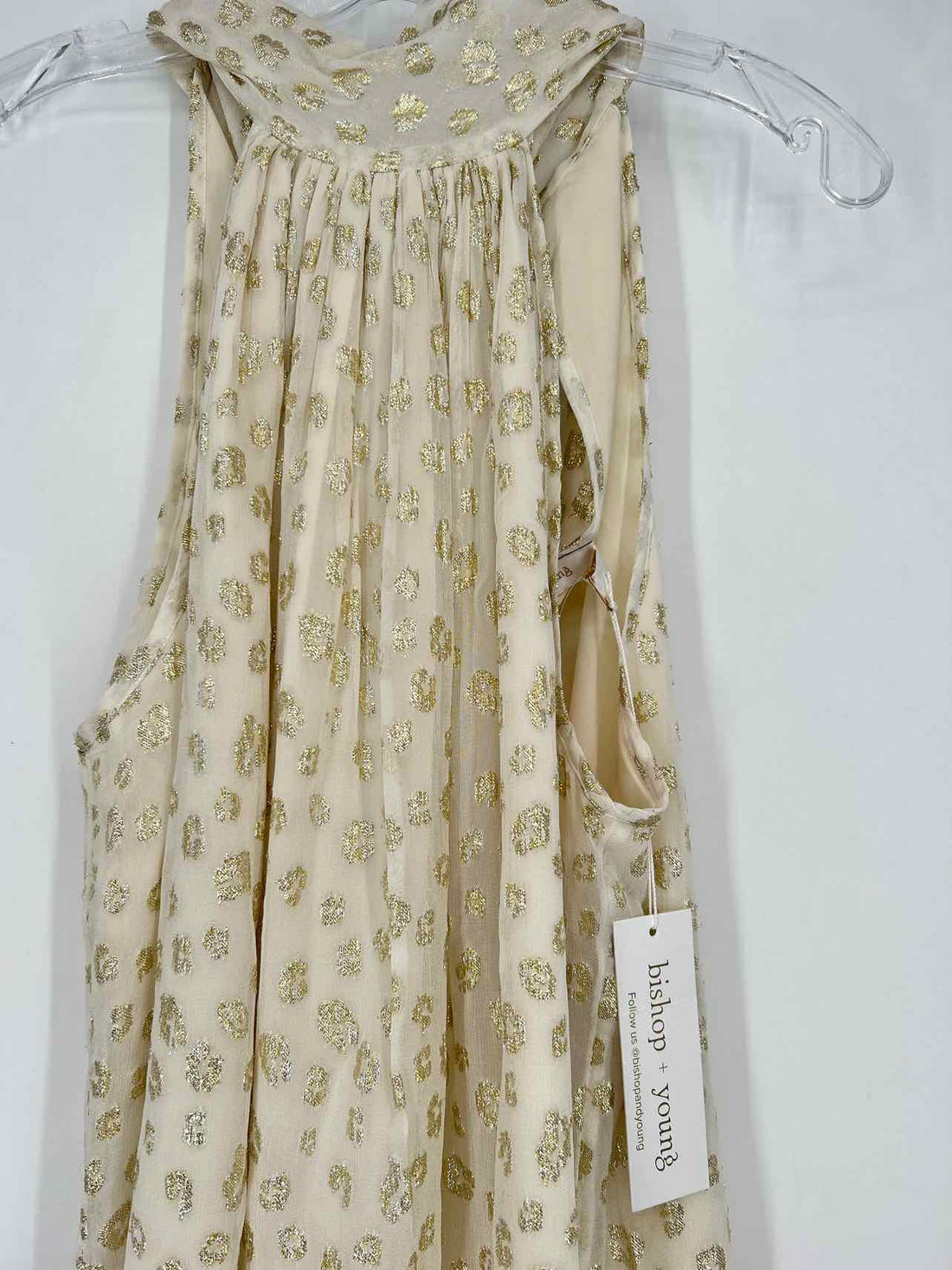 Bishop + Young Size M Beige Leopard NWT Sleeveless