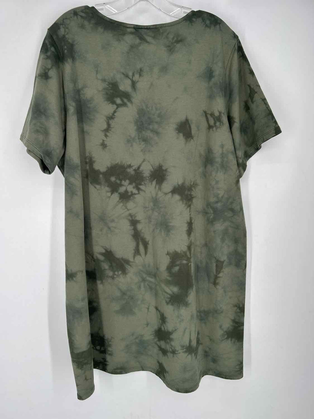 D & Co Size XLP Green Tie Dye NWT Dress