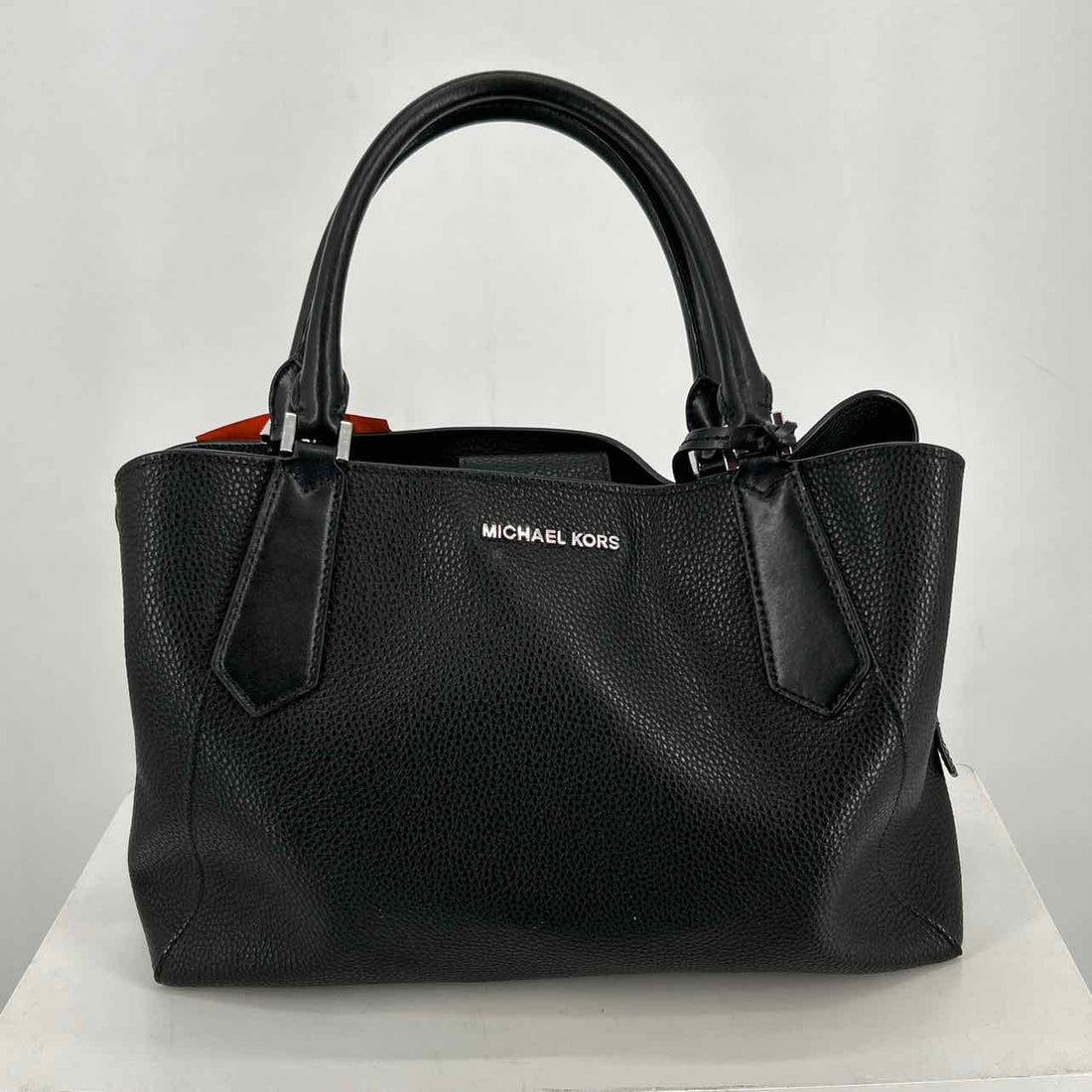 Michael Kors Black Leather Pre Owned Satchel